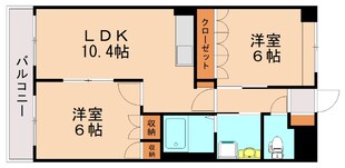 新飯塚駅 徒歩64分 2階の物件間取画像